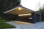 Modern carport with workshop room picture
