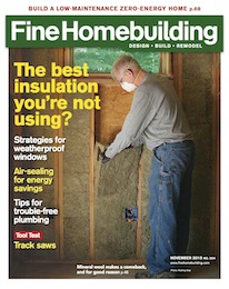 Fine Homebuilding Issue 254 November 2015 cover image